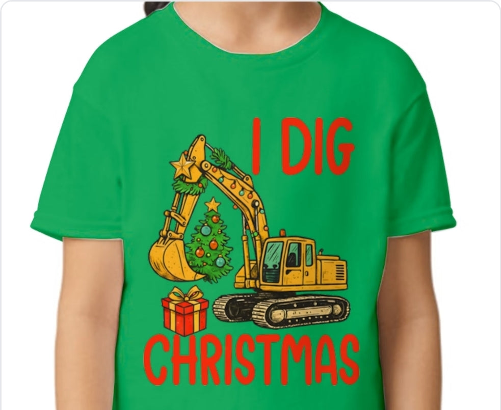 Youth I Dig Christmas Shirt
