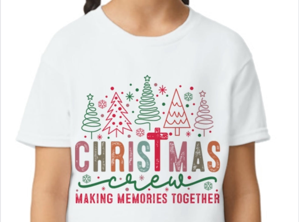 Youth Christmas Crew T-shirt or Sweatshirt
