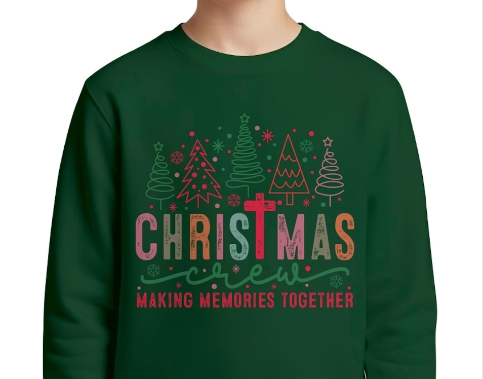 Youth Christmas Crew T-shirt or Sweatshirt