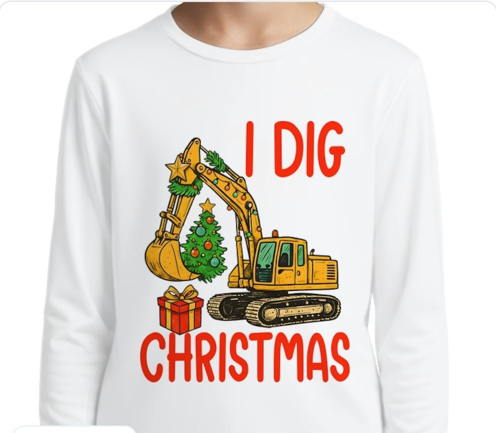Youth I Dig Christmas Shirt