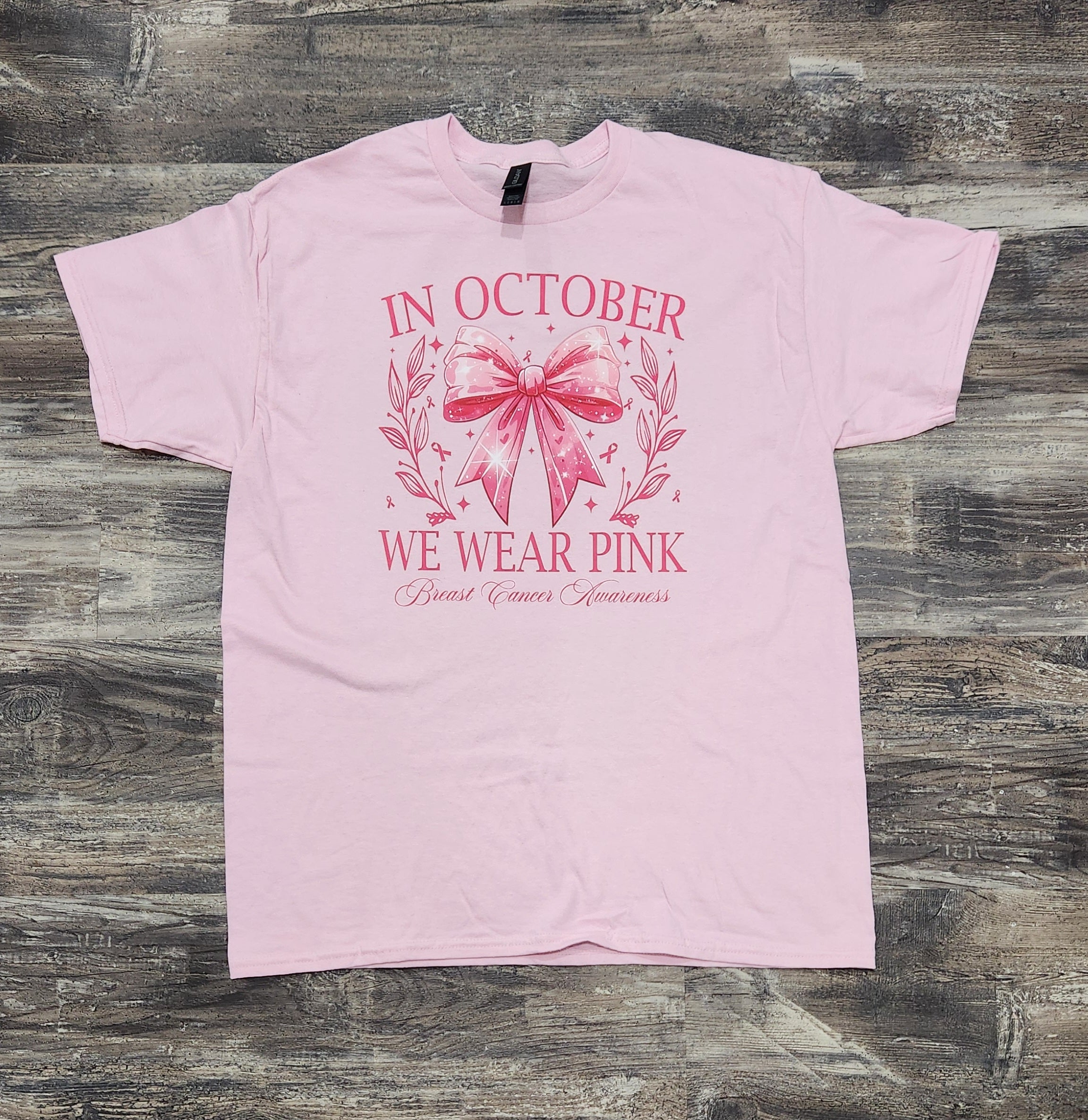 In October We Wear Pink Shirt