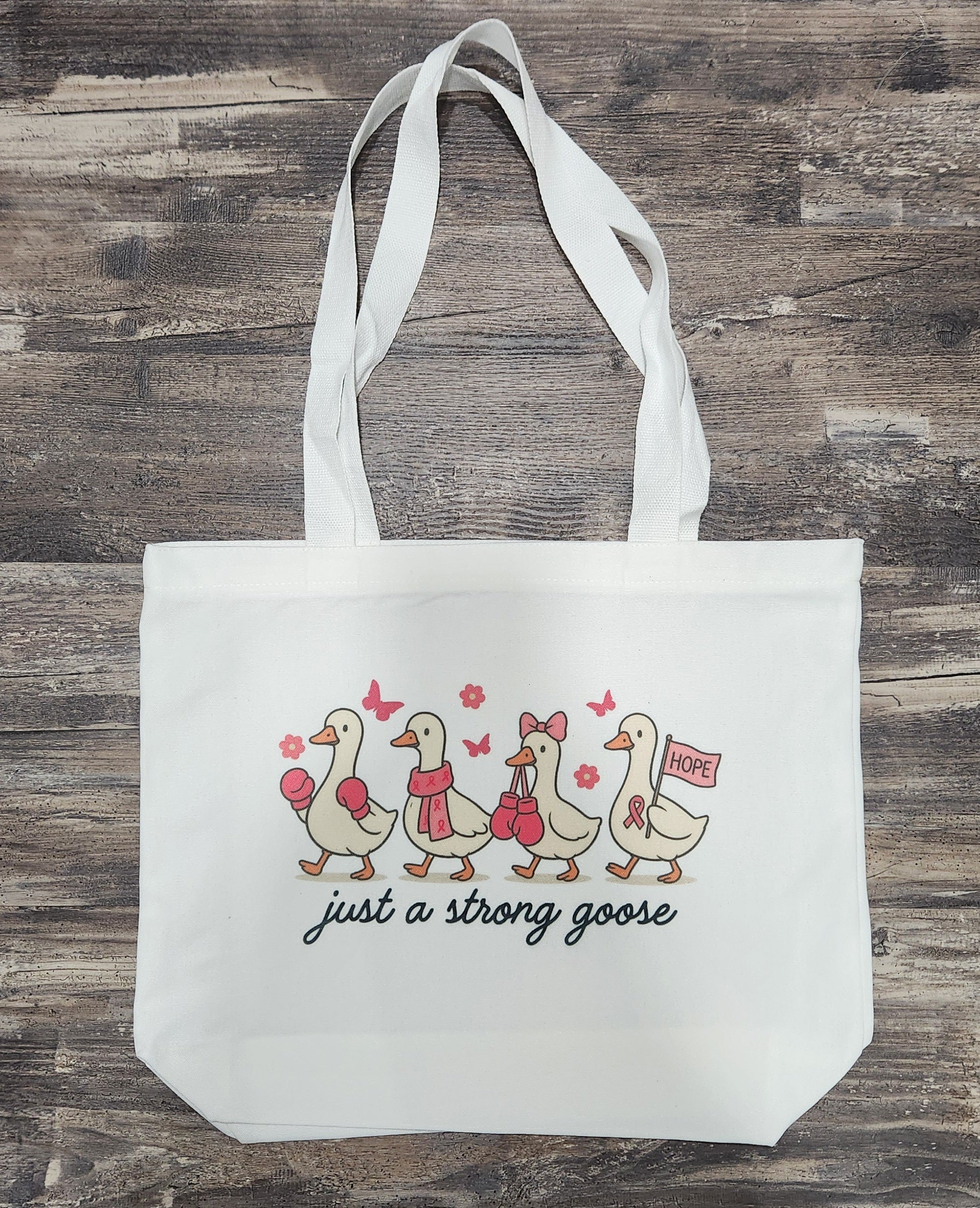 Strong Goose Canvas Tote Bag