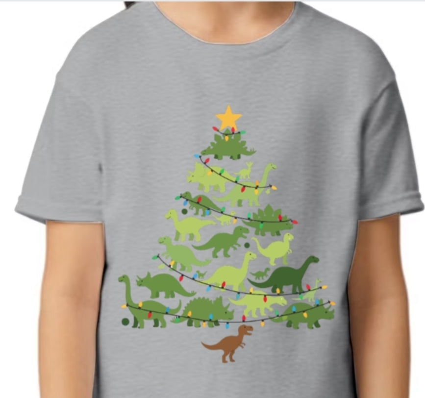 Youth Dino Tree T-shirt or Sweatshirt
