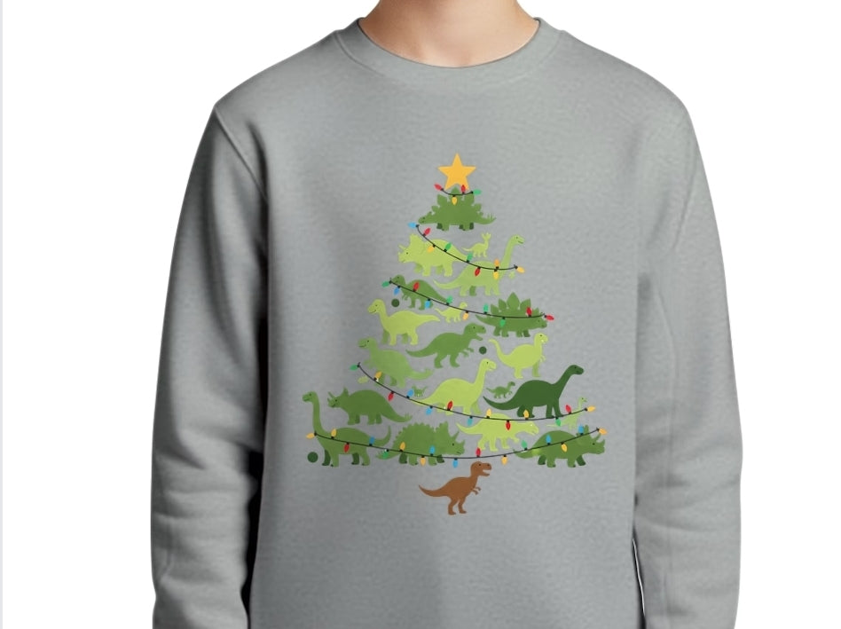 Youth Dino Tree T-shirt or Sweatshirt