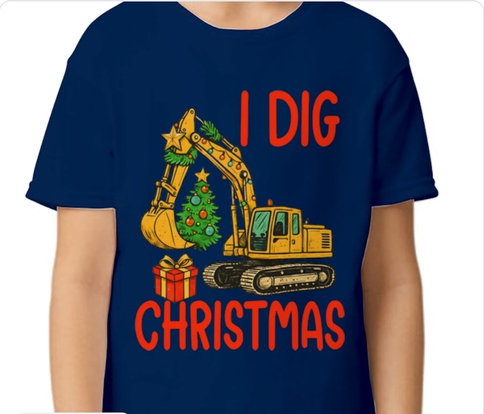 Youth I Dig Christmas Shirt