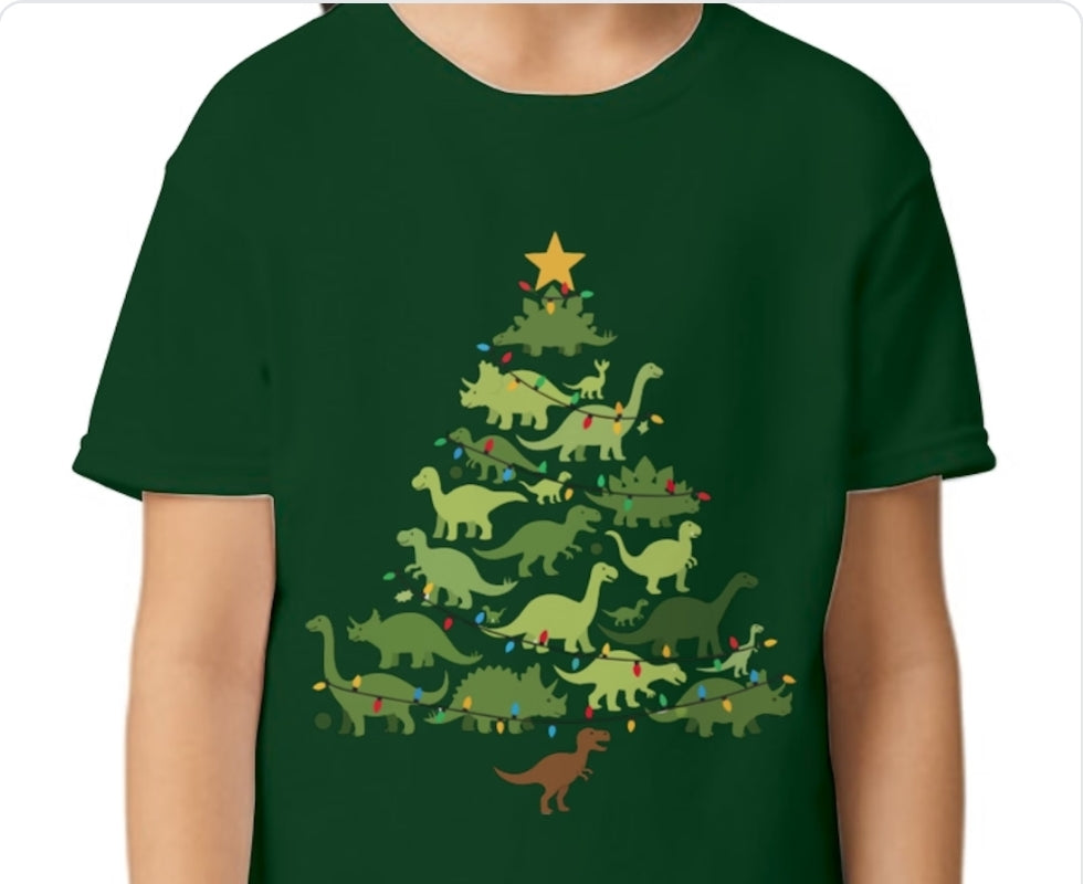 Youth Dino Tree T-shirt or Sweatshirt