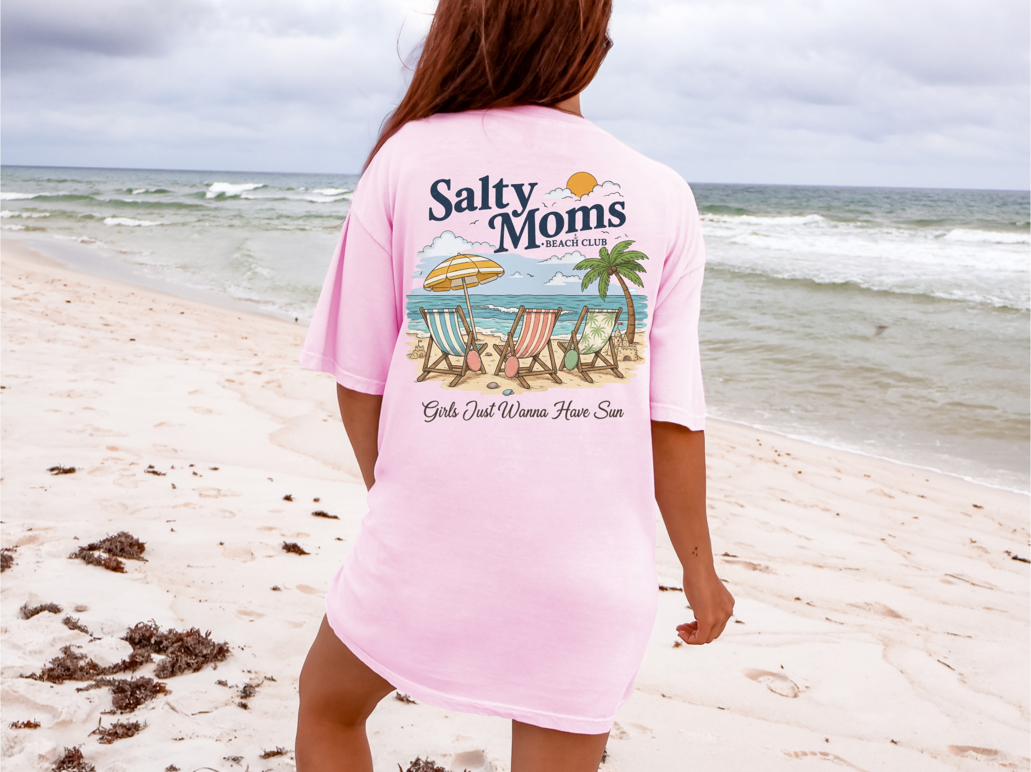 Salty Mom's Club Comfort Colors T-Shirt