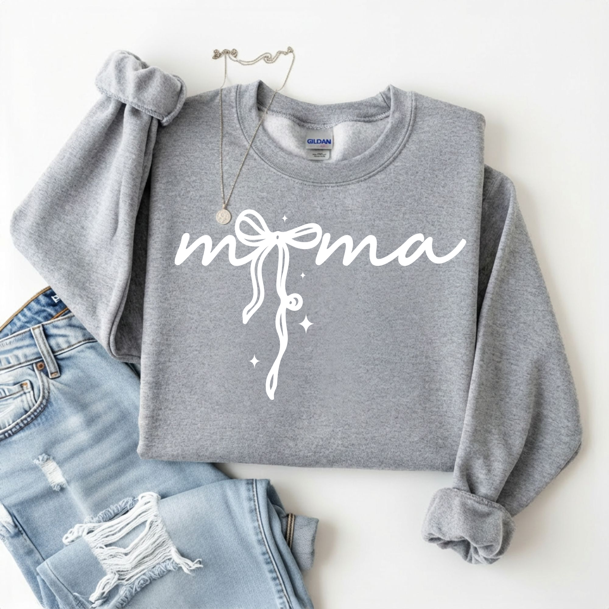 Mama Coquette Bow Sweatshirt