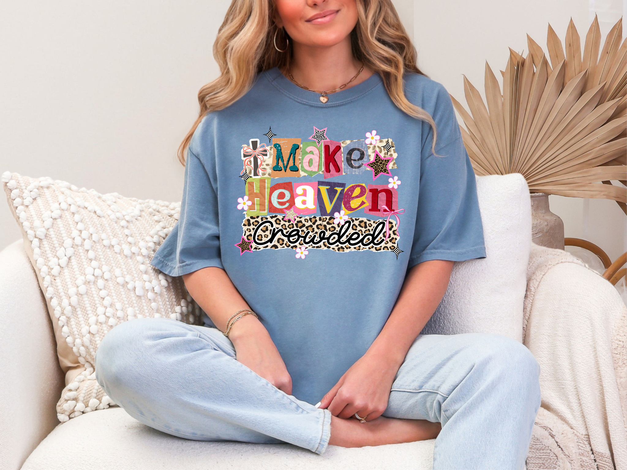 Retro Make Heaven Crowded Comfort Colors T-Shirt