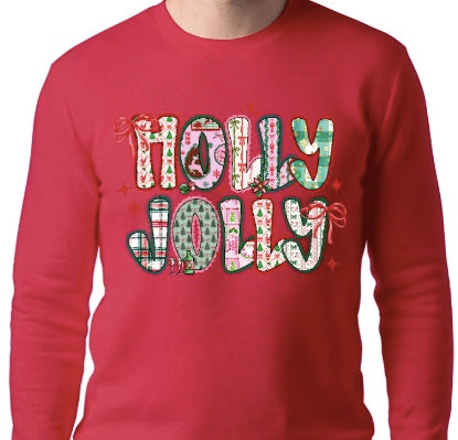 Holly Jolly T-shirt or Sweatshirt