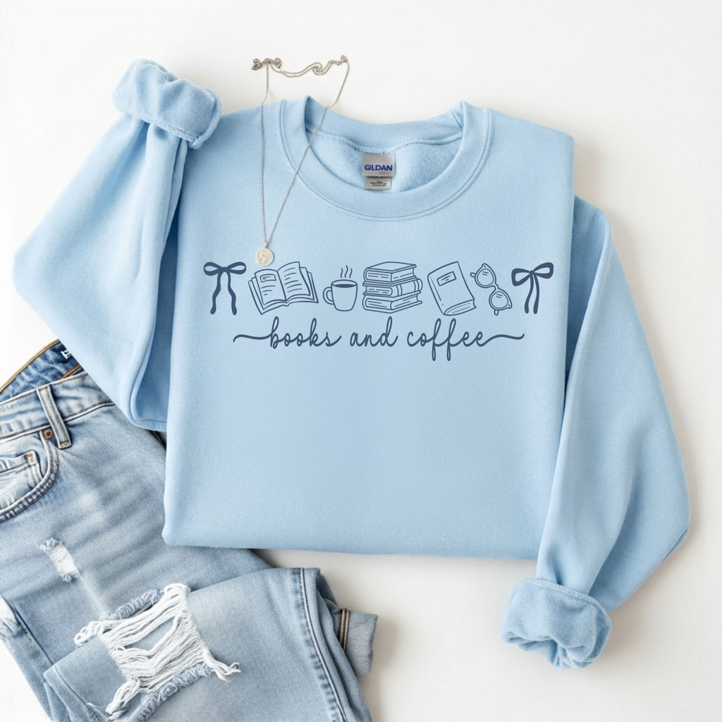 Books & Coffee Sweatshirt