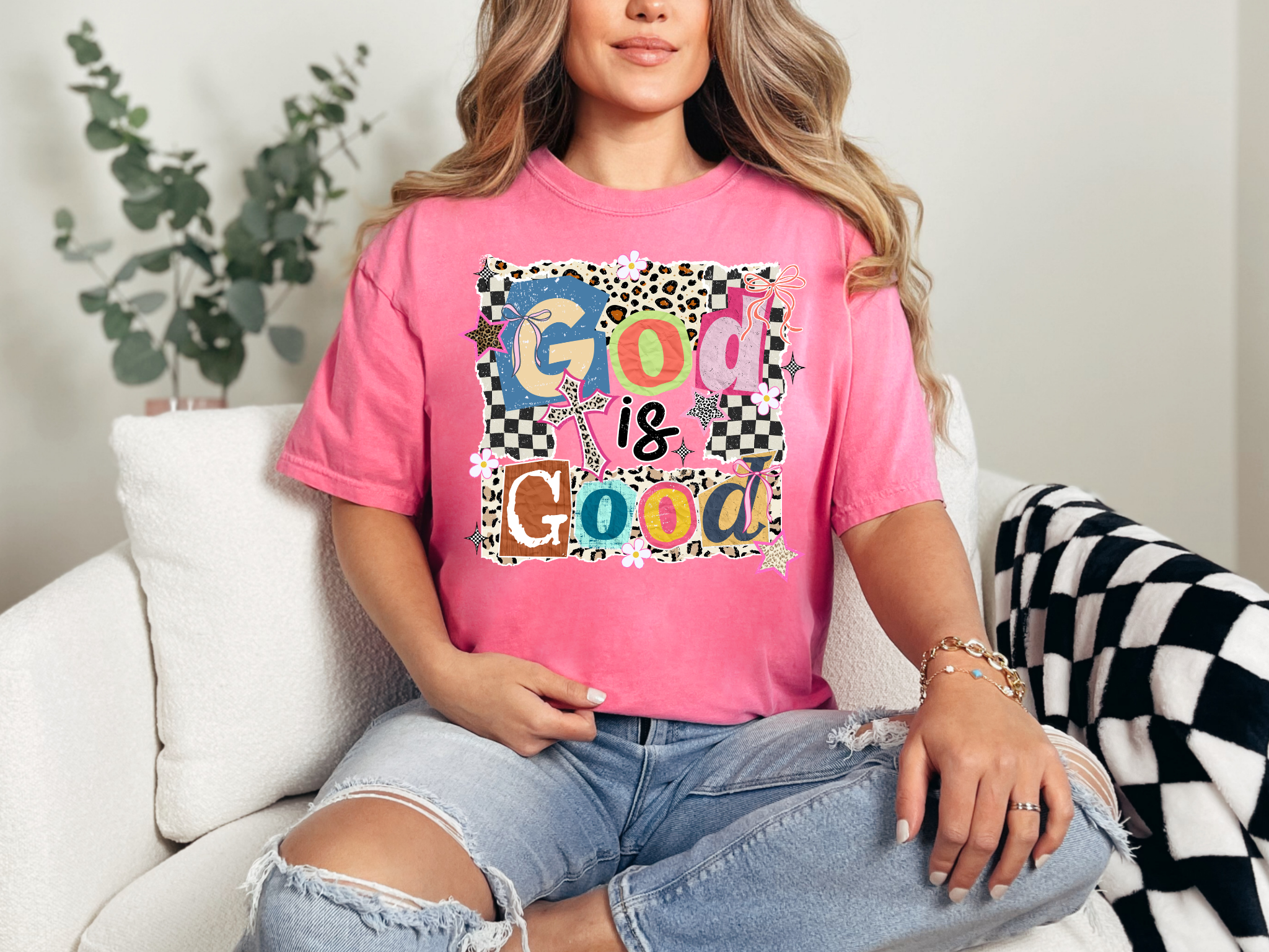 Retro God is Good Comfort Colors T-Shirt