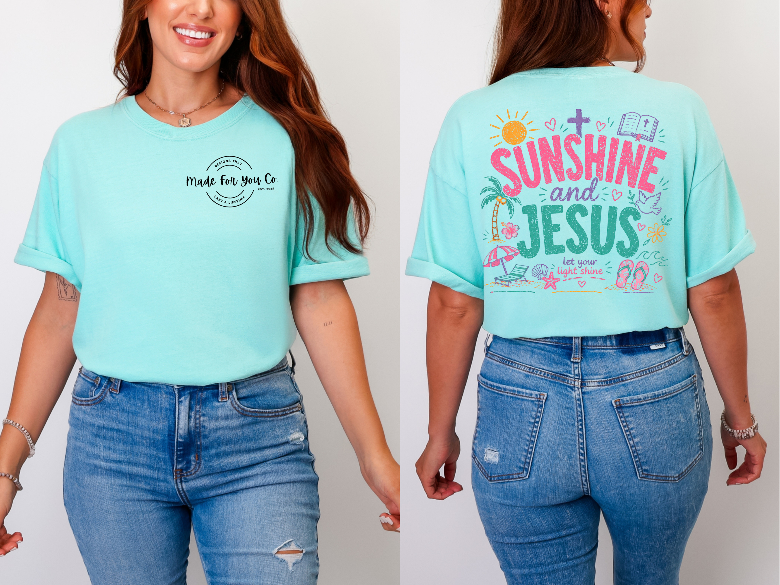 Sunshine & Jesus Comfort Colors T-Shirt