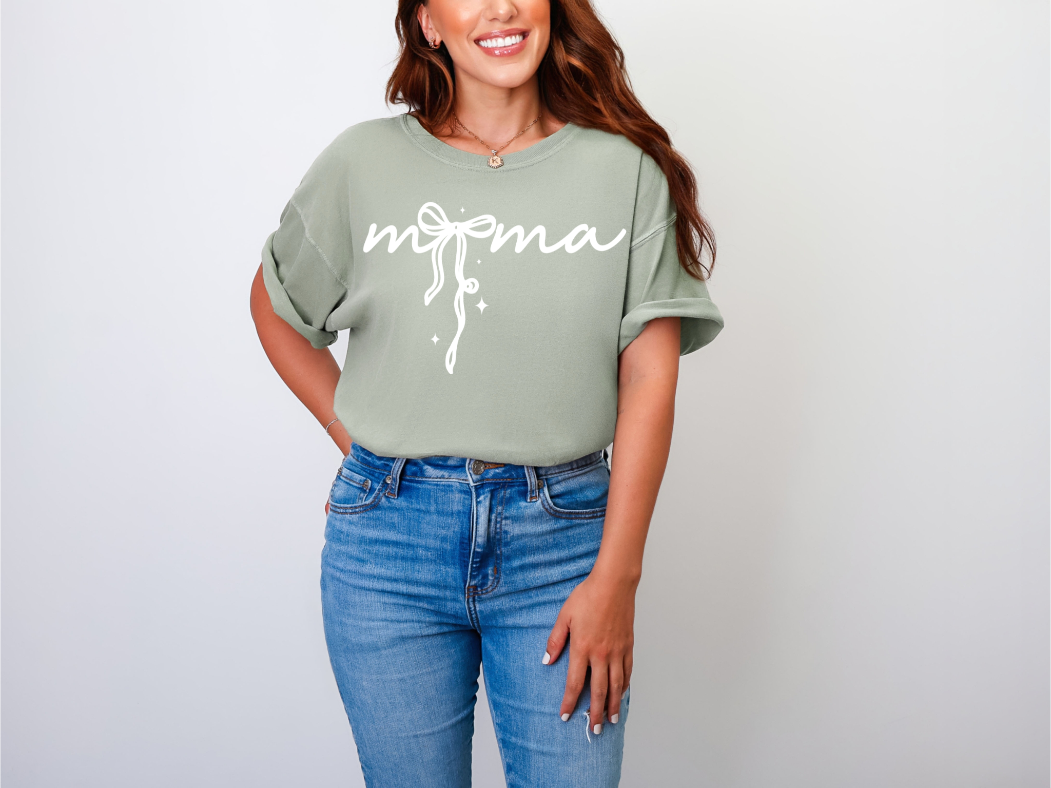 Mama Coquette Bow Comfort Colors T-Shirt