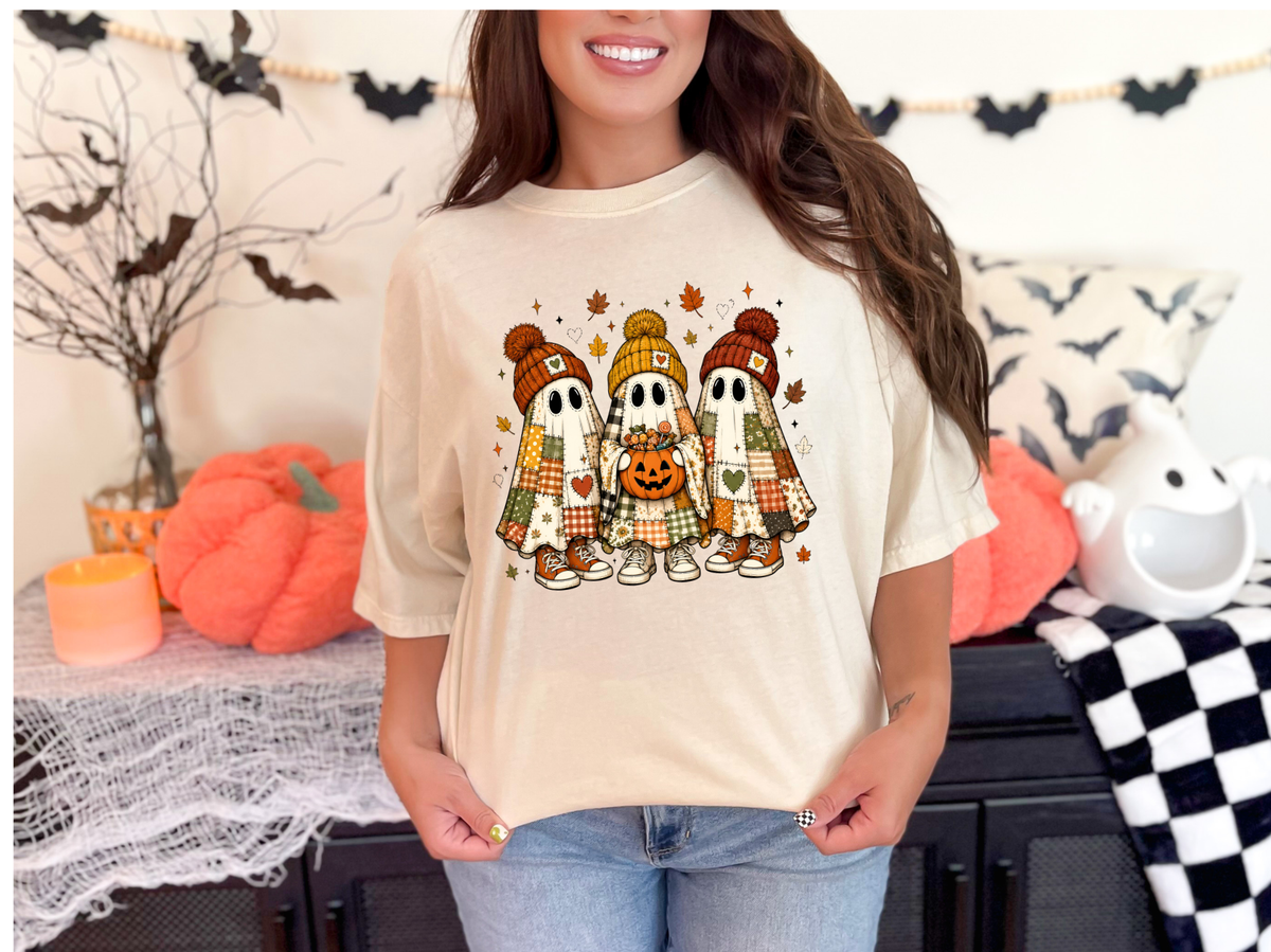 Patchwork Ghost Comfort Colors T-Shirt