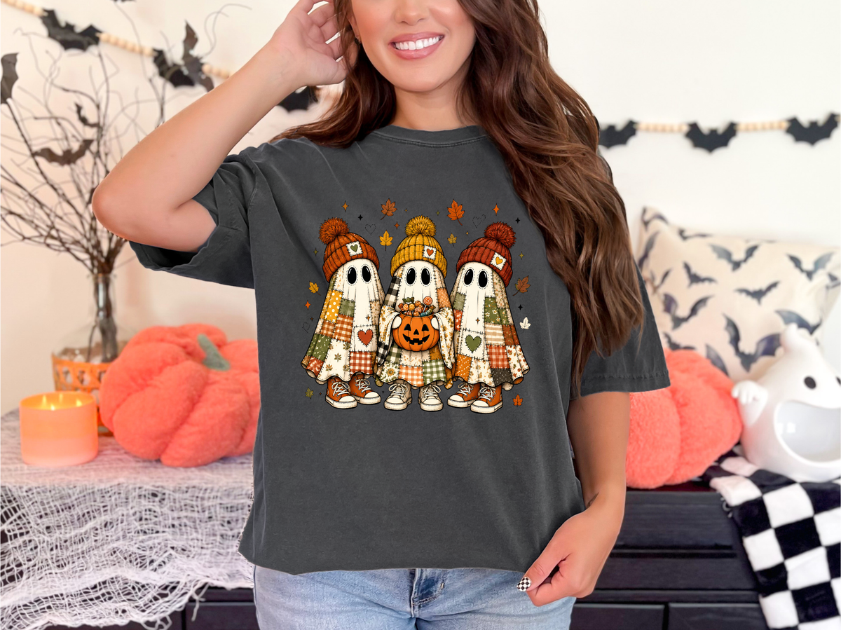 Patchwork Ghost Comfort Colors T-Shirt