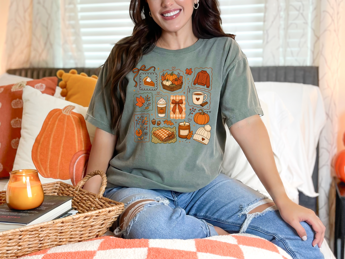 Girly Fall Comfort Colors T-Shirt