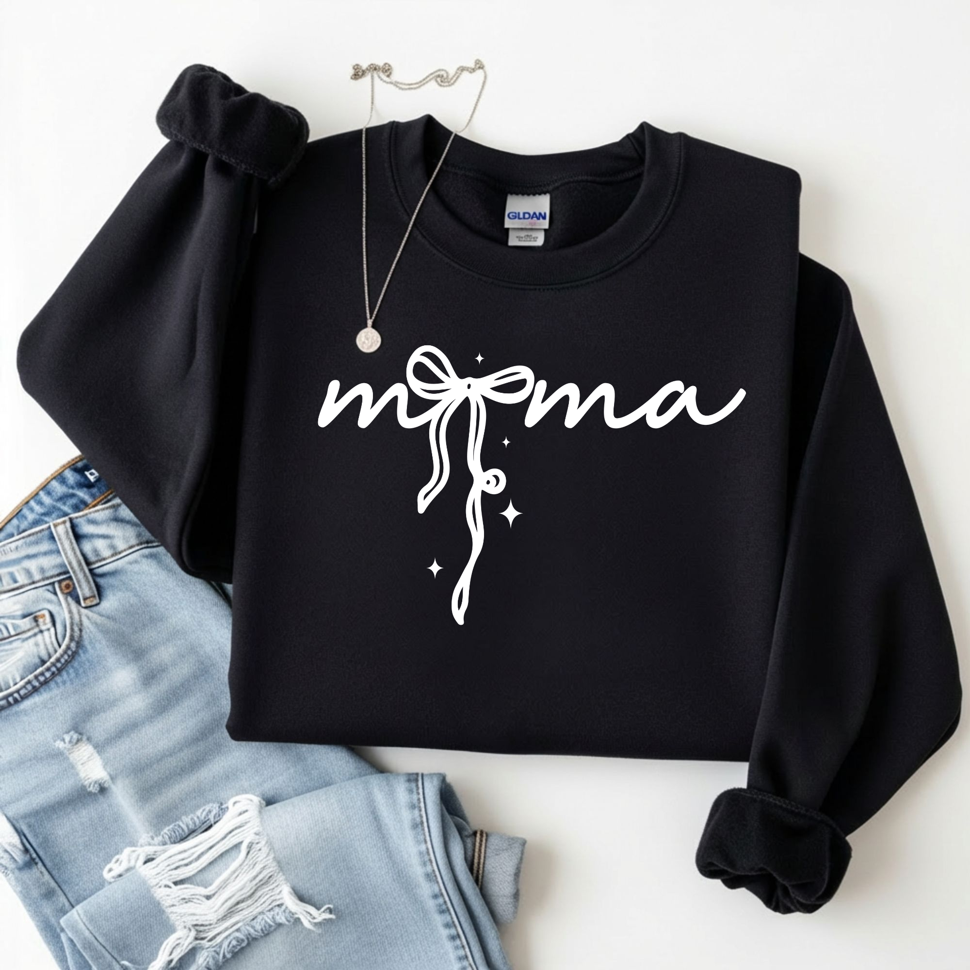 Mama Coquette Bow Sweatshirt