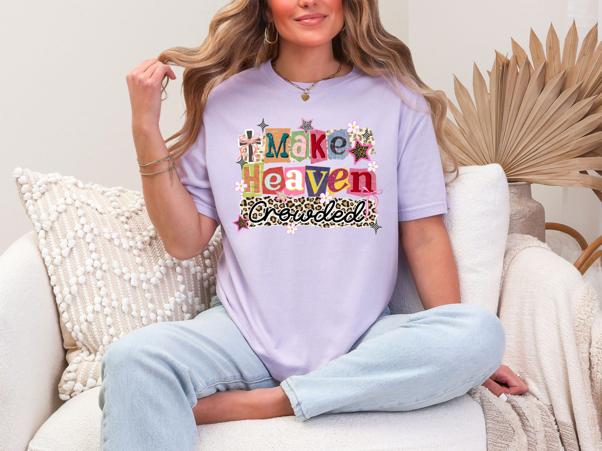 Retro Make Heaven Crowded Comfort Colors T-Shirt
