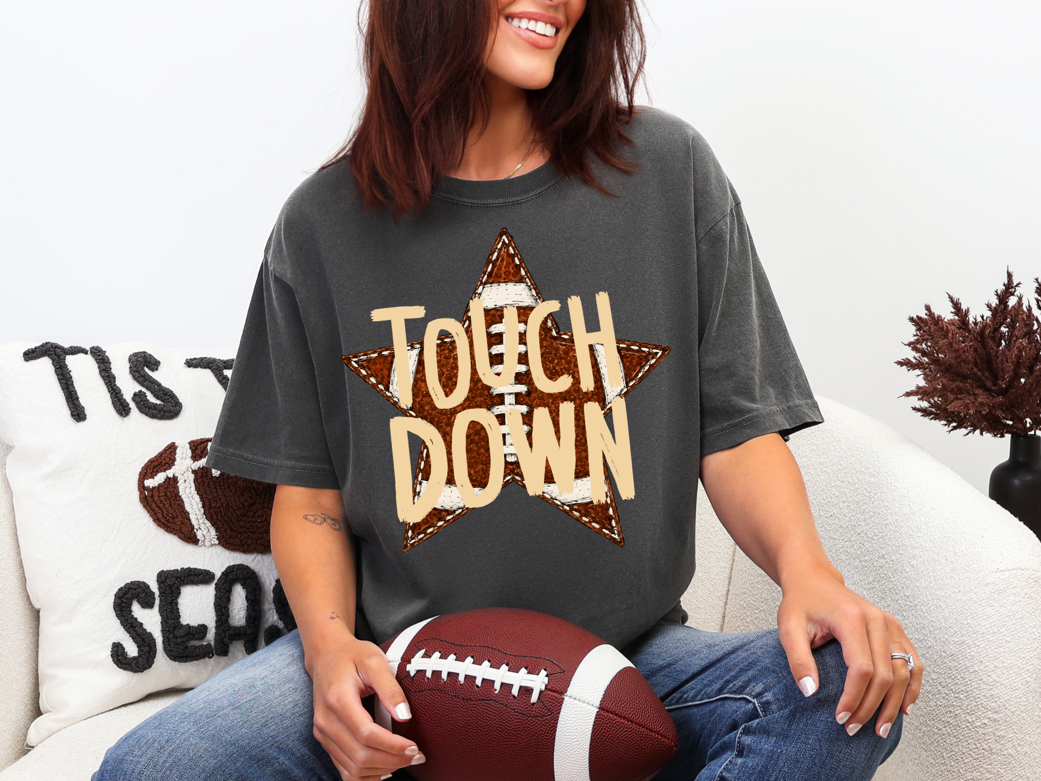 Football Season Comfort Colors T-Shirt