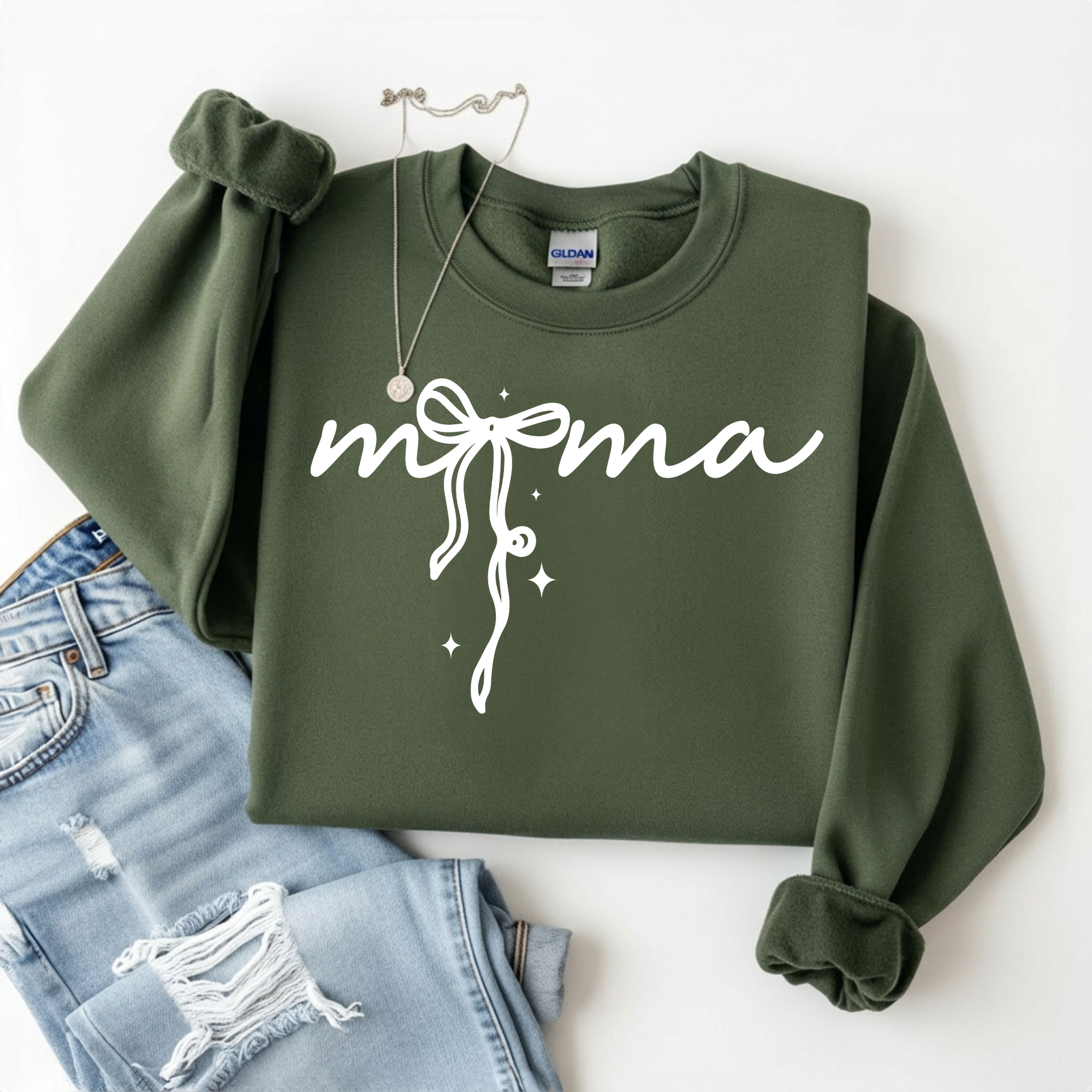 Mama Coquette Bow Sweatshirt