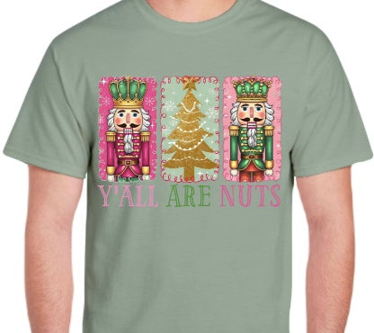 Y'all Are Nuts Bella & Canvas T-Shirt
