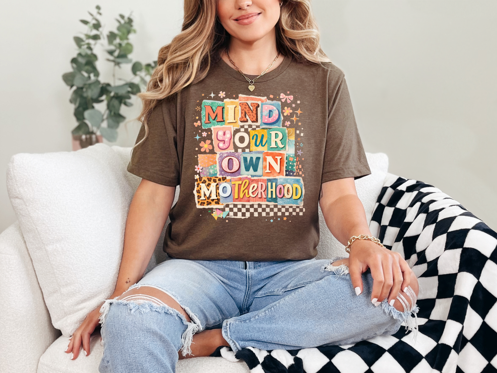 Retro Mind Your Own Motherhood T-Shirt