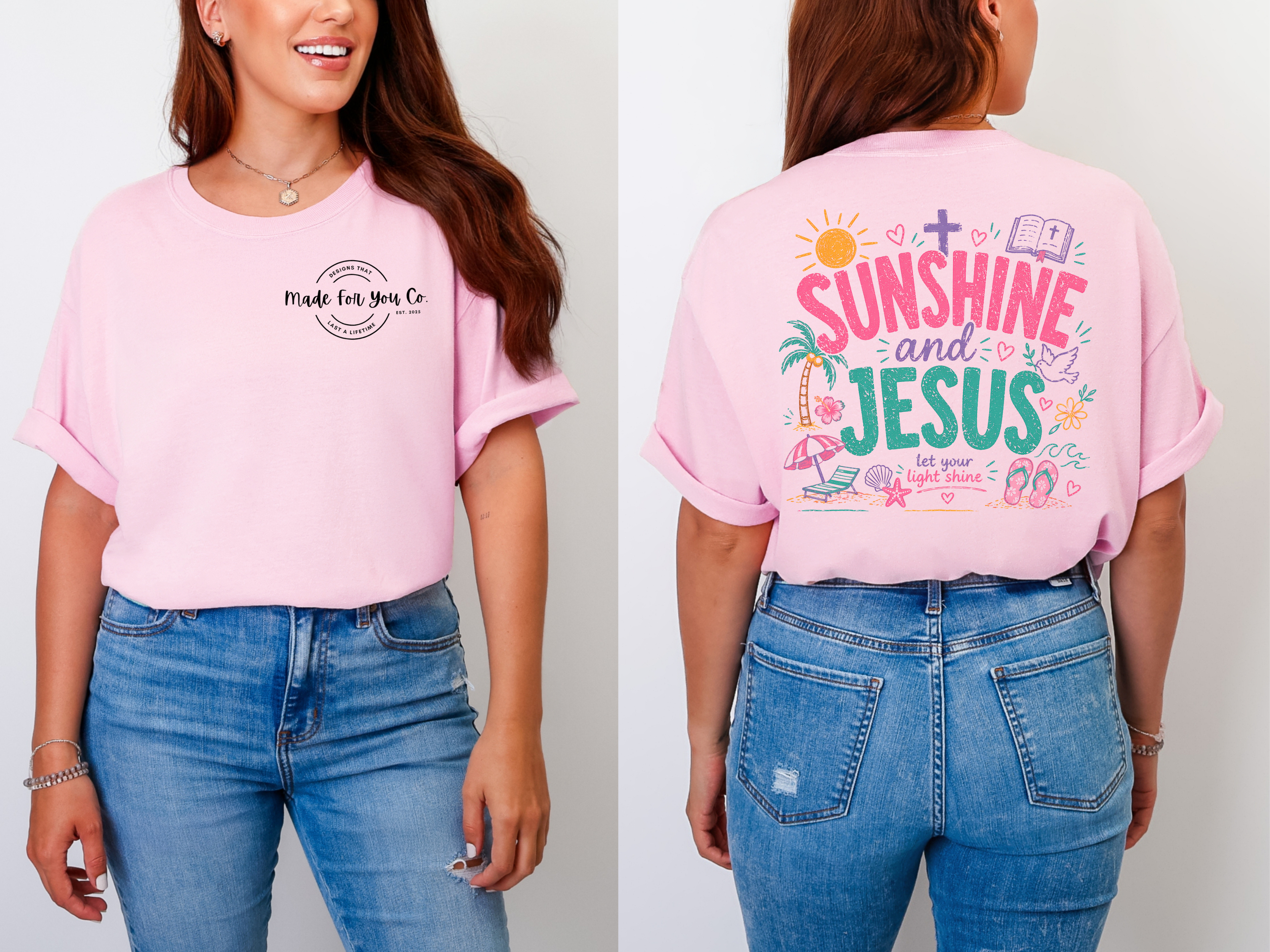 Sunshine & Jesus Comfort Colors T-Shirt