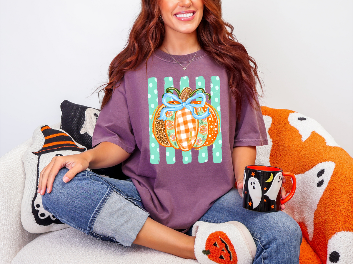Colorful Pumpkin Comfort Colors T-Shirt
