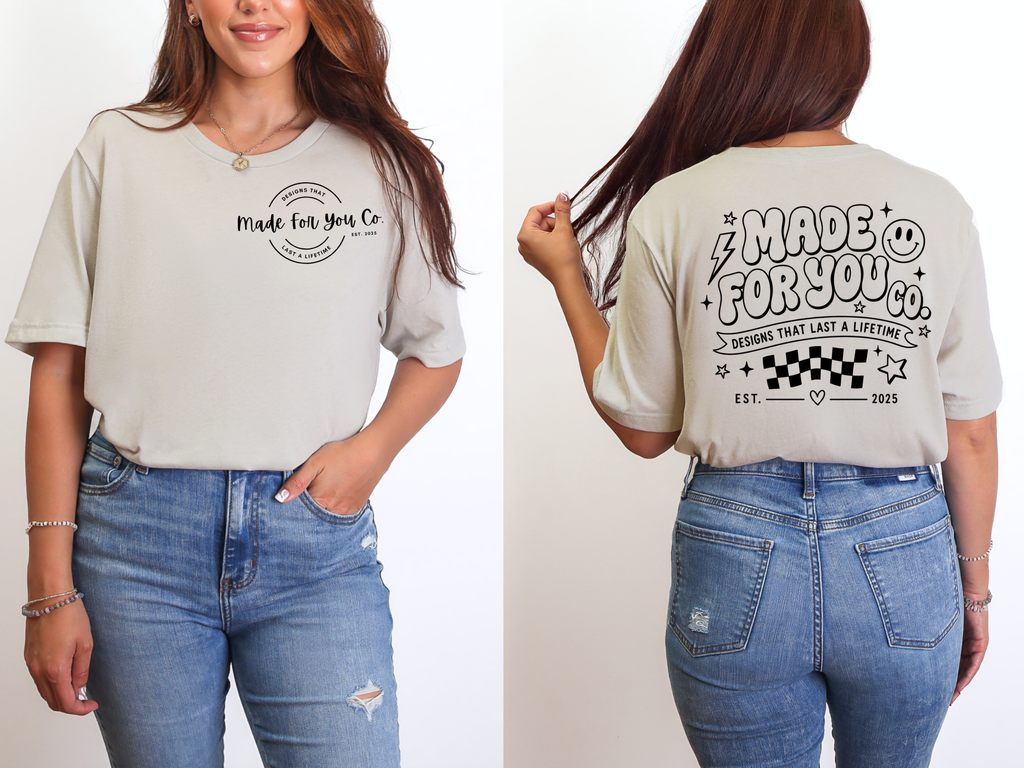 Bella Canvas Heather Cement MERCH TEE