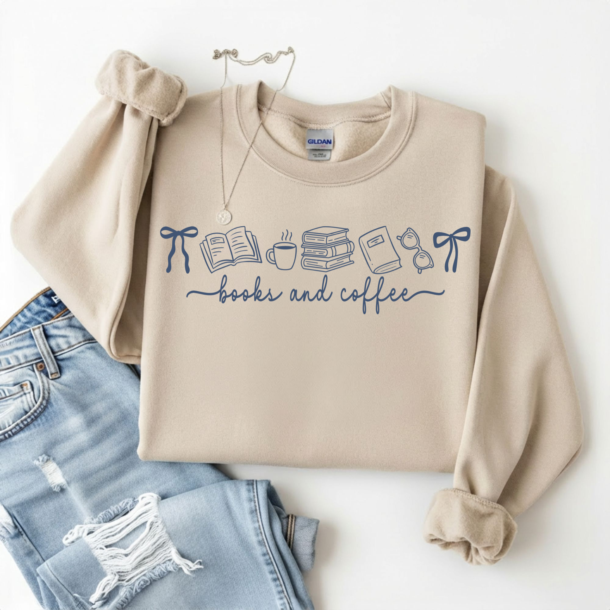 Books & Coffee Sweatshirt