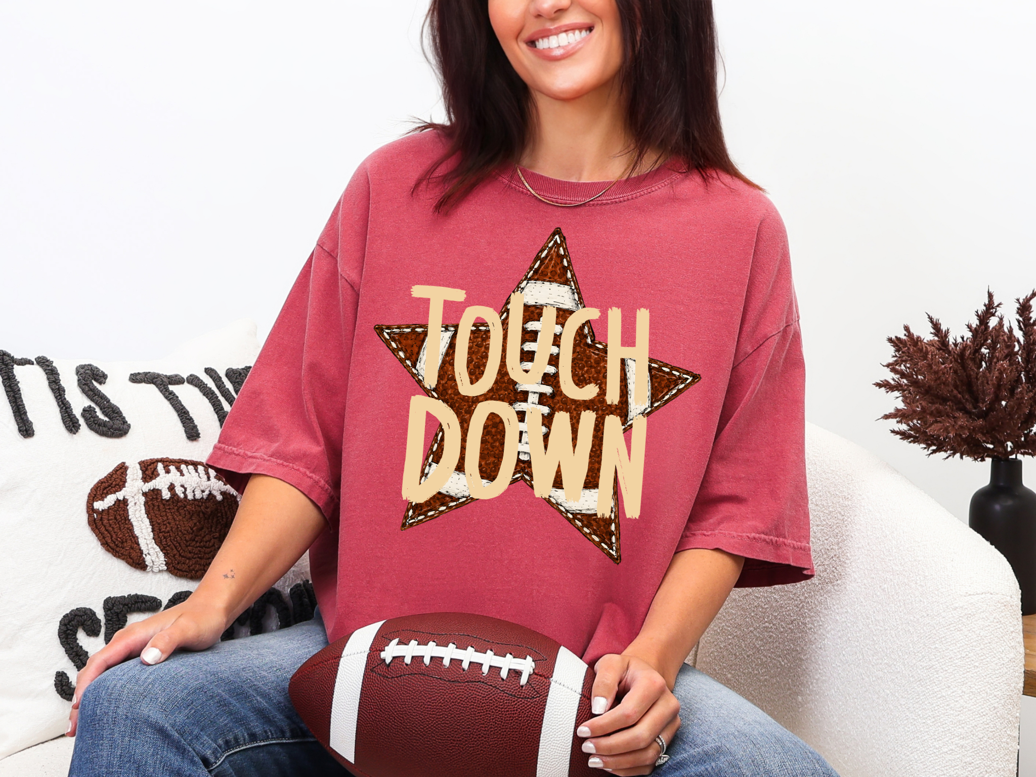 Football Season Comfort Colors T-Shirt