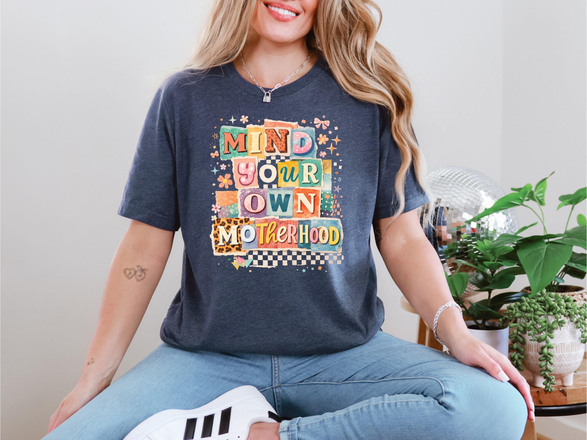 Retro Mind Your Own Motherhood T-Shirt