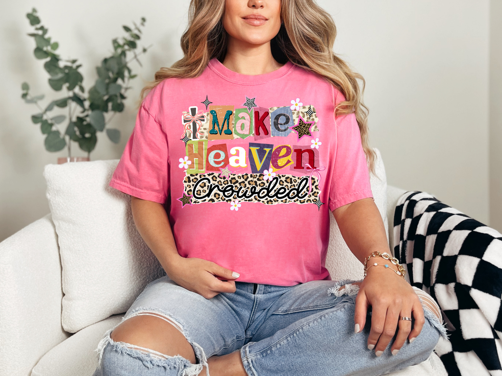 Retro Make Heaven Crowded Comfort Colors T-Shirt