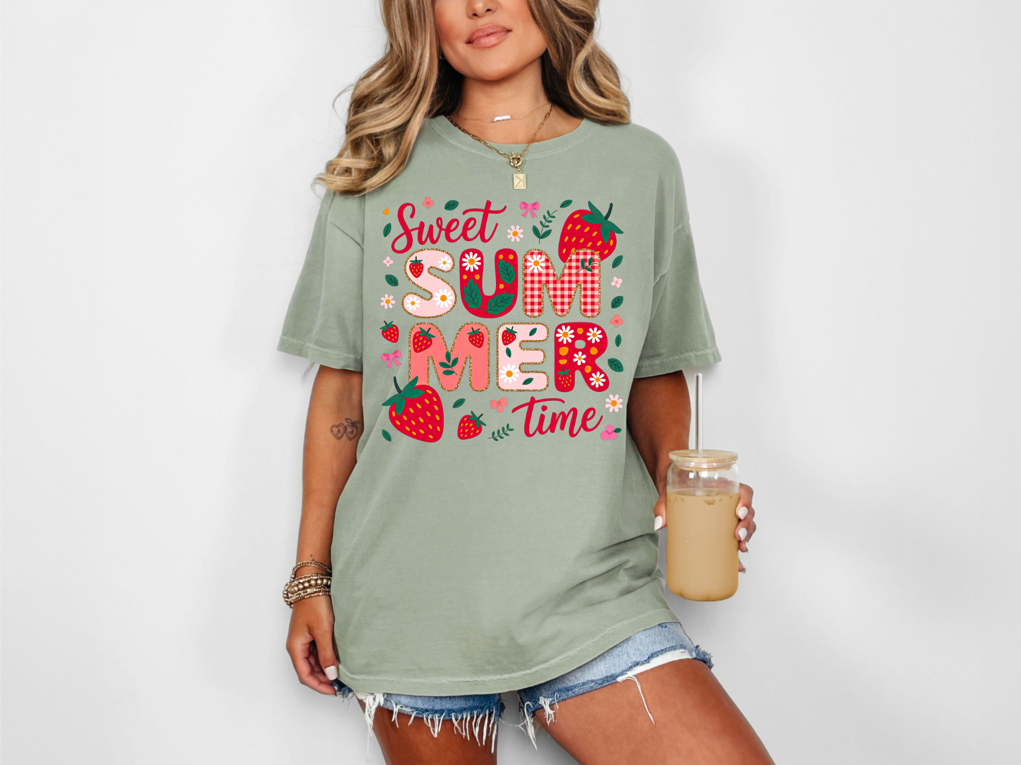 Strawberry Summer Comfort Colors T-Shirt