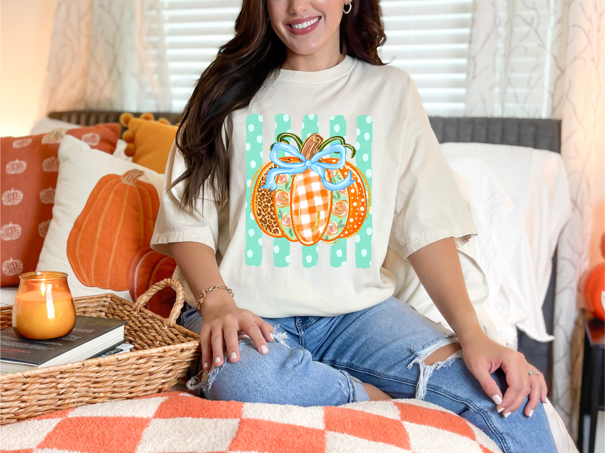 Colorful Pumpkin Comfort Colors T-Shirt