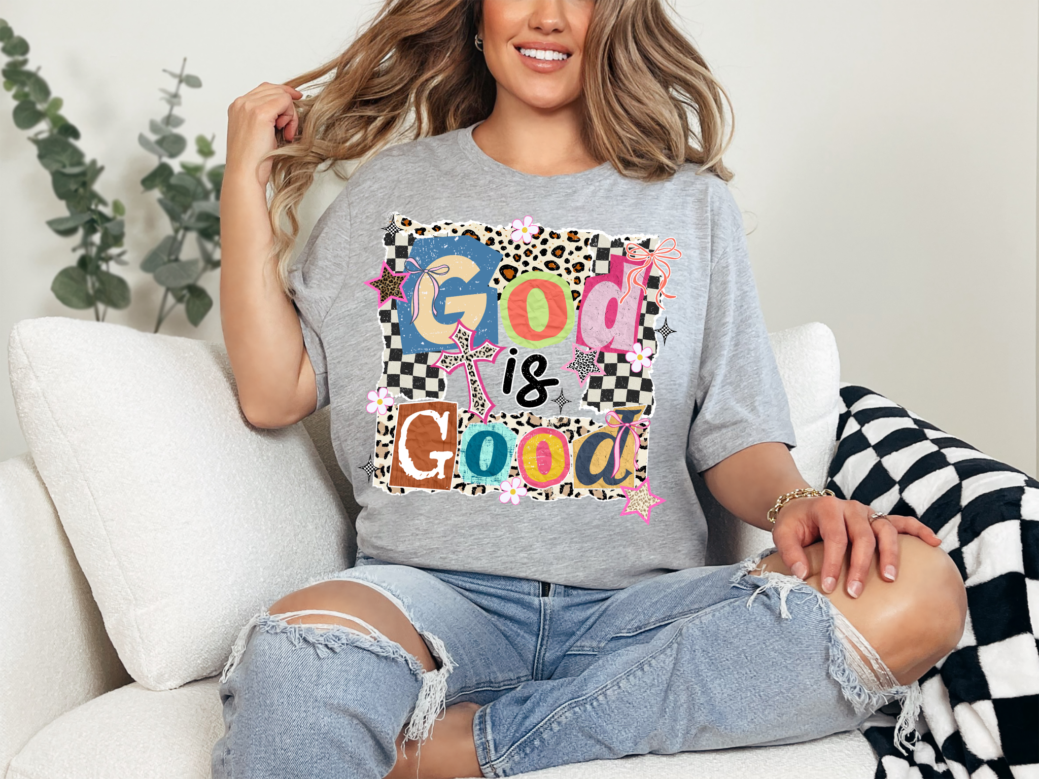 Retro God is Good T-Shirt