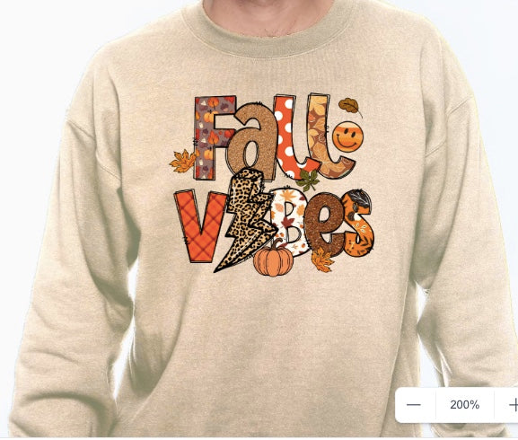 Fall Vibes T-Shirt and Sweatshirt