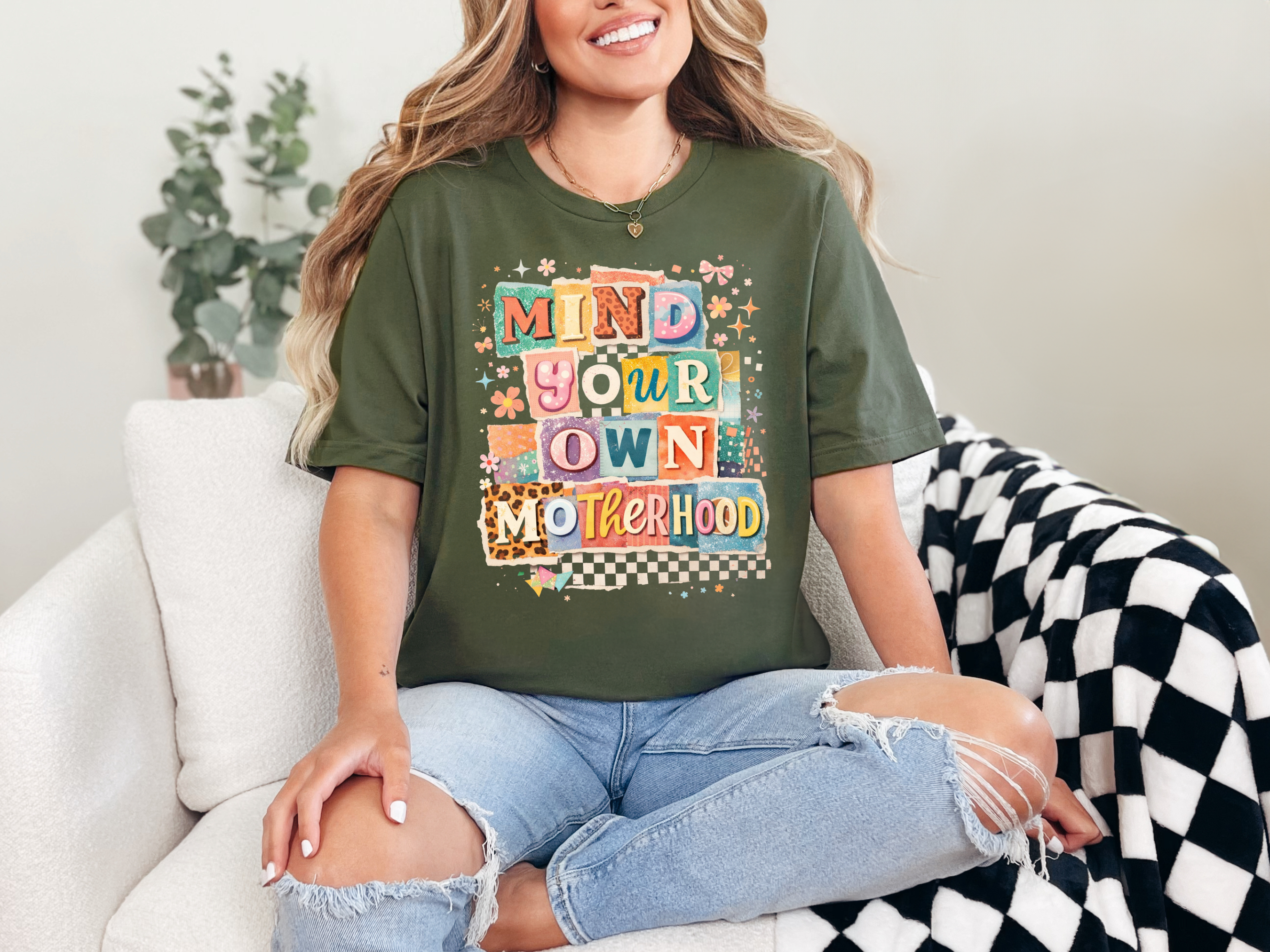 Retro Mind Your Own Motherhood T-Shirt