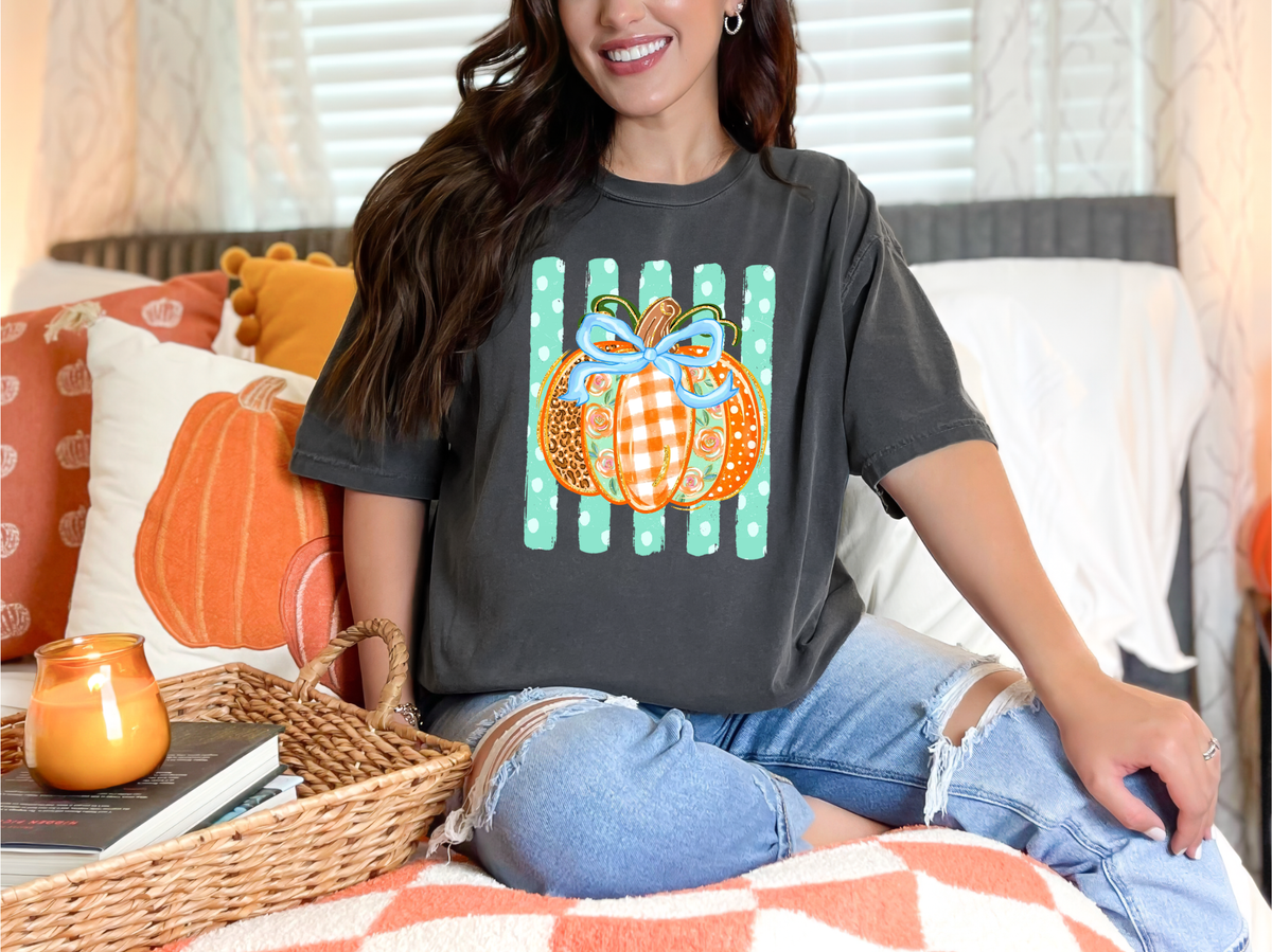 Colorful Pumpkin Comfort Colors T-Shirt