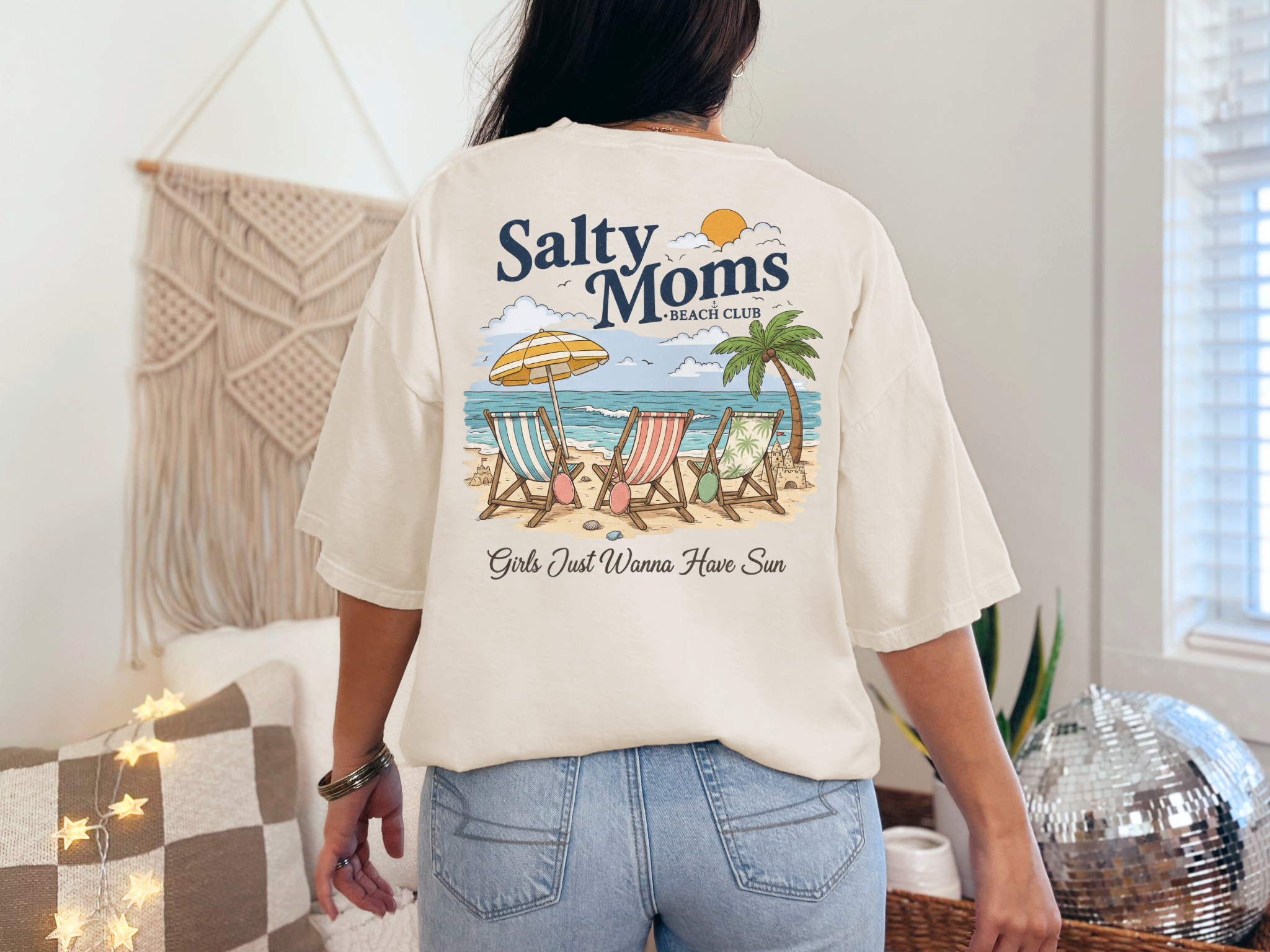 Salty Mom's Club Comfort Colors T-Shirt