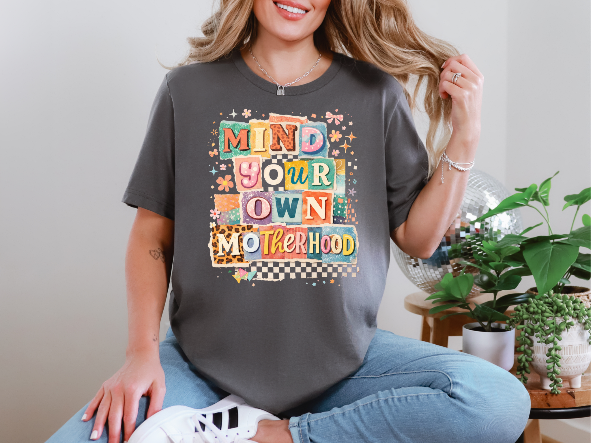 Retro Mind Your Own Motherhood T-Shirt
