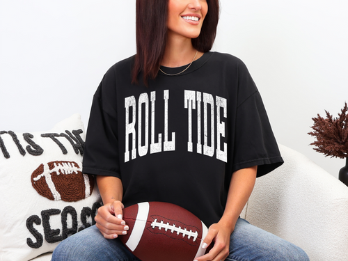 "White" Roll Tide Comfort Colors T-Shirt