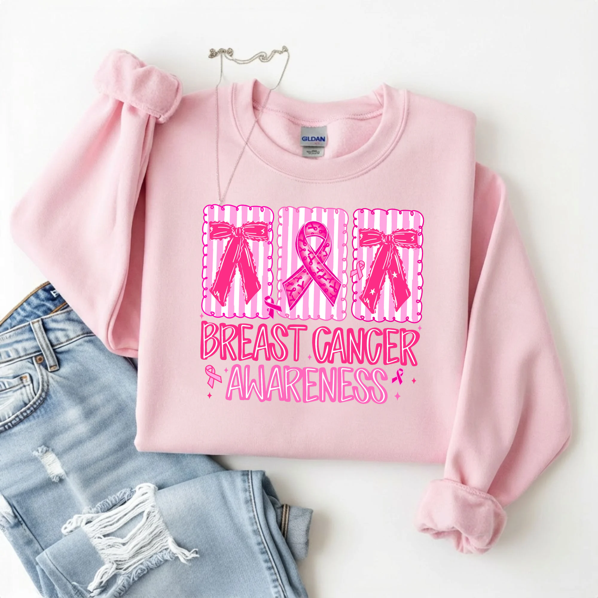 Breast Cancer Awareness Crewneck Sweatshirt