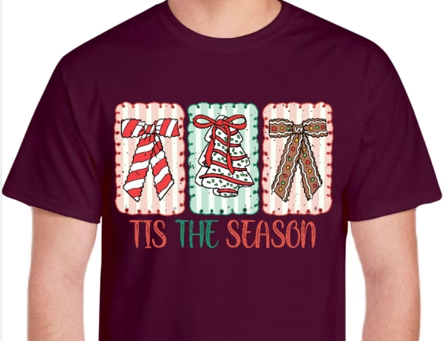 Adult Tis' The Season T-shirt or Sweatshirt