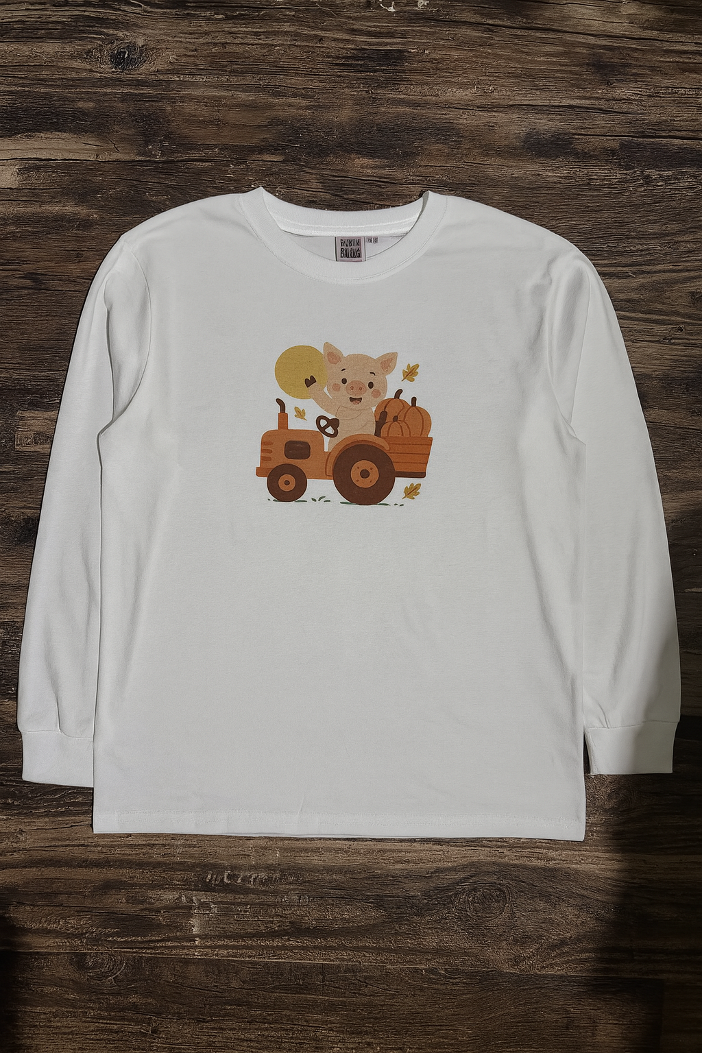 Toddler Fall Farm Pig Shirt