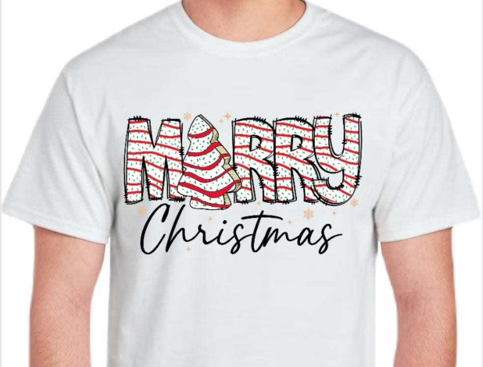 Adult Little Debbie Merry Christmas T-shirt or Sweatshirt
