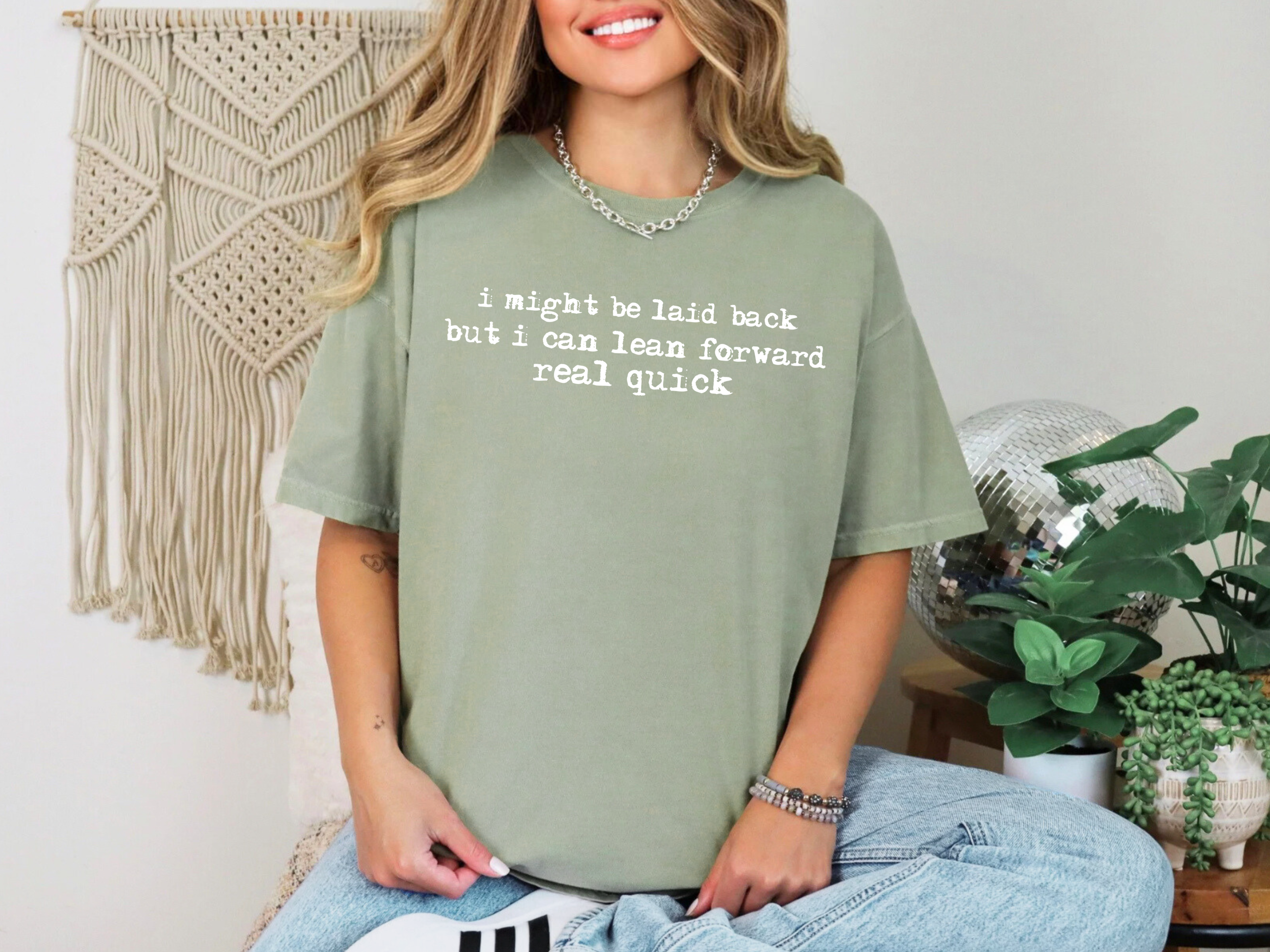 Funny "Laid Back" Comfort Colors T-Shirt