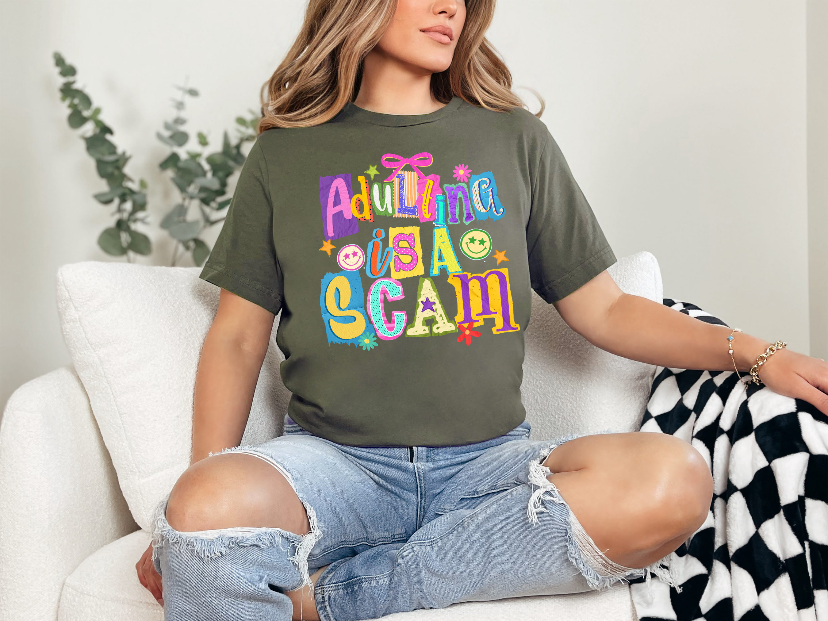 Adulting is a Scam T-shirt