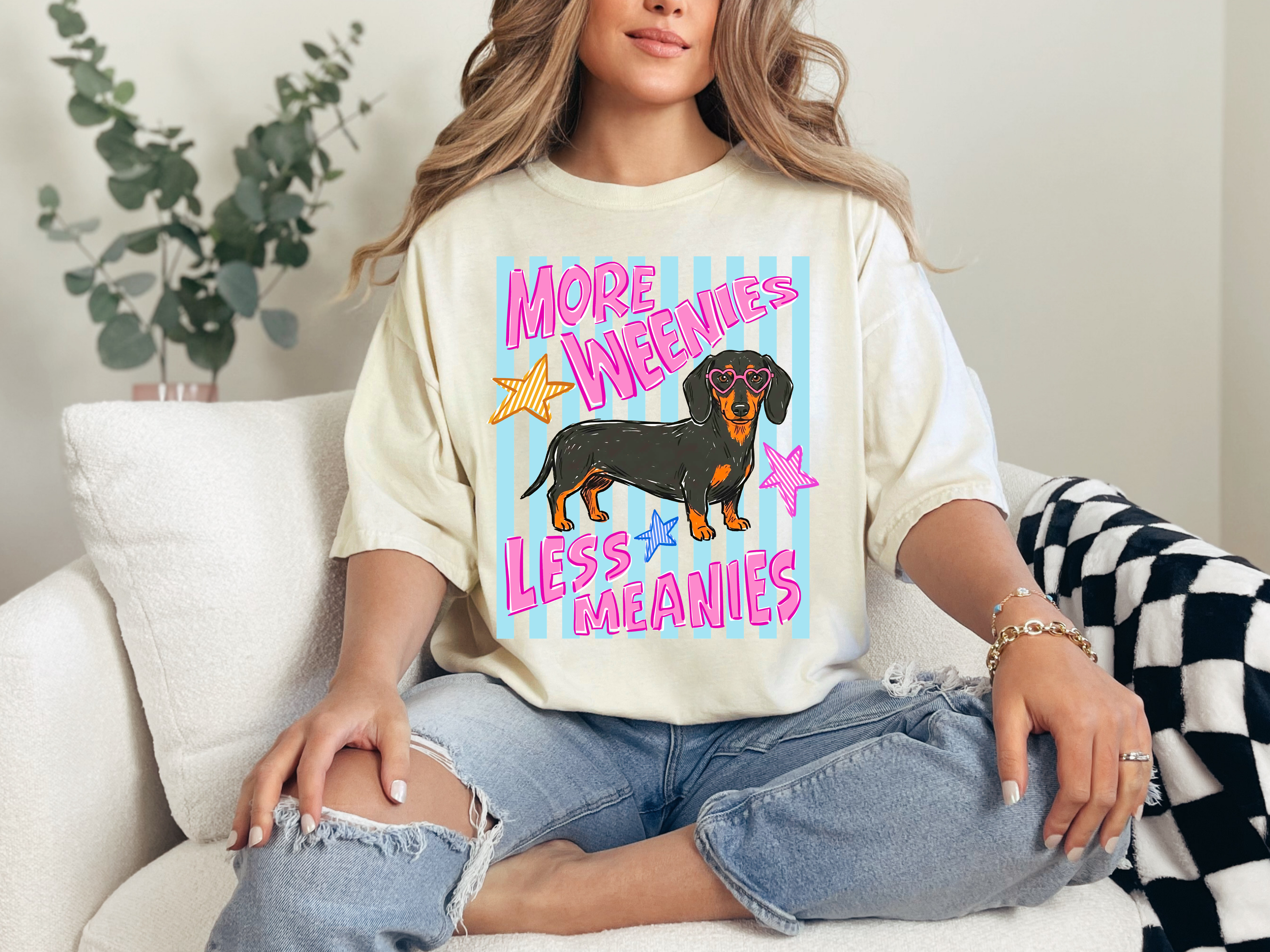More Weenies Less Meanies Comfort Colors T-Shirt